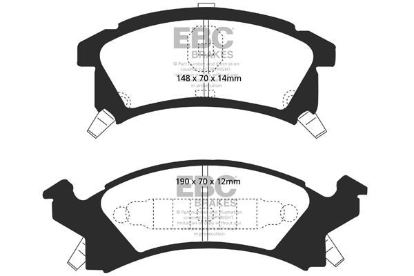 Remblokset EBC Brakes DP21175