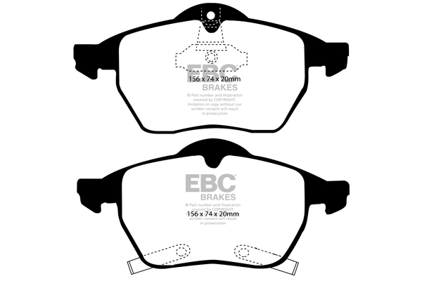 Remblokset EBC Brakes DP1187
