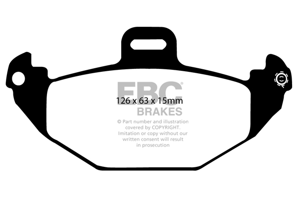 Remblokset EBC Brakes DP1190