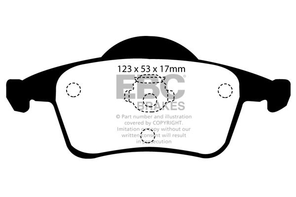 Remblokset EBC Brakes DP1231