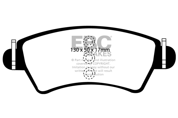 Remblokset EBC Brakes DP1234