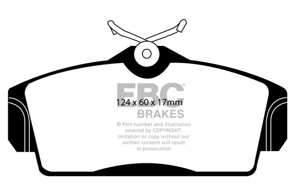 Remblokset EBC Brakes DP1238