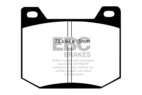 Remblokset EBC Brakes DP123/2