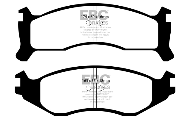 Remblokset EBC Brakes DP61249