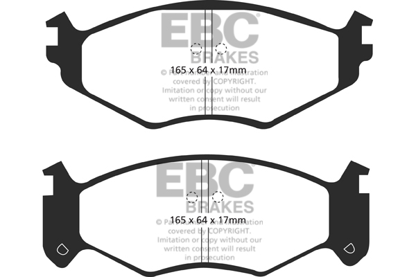 Remblokset EBC Brakes DP61250