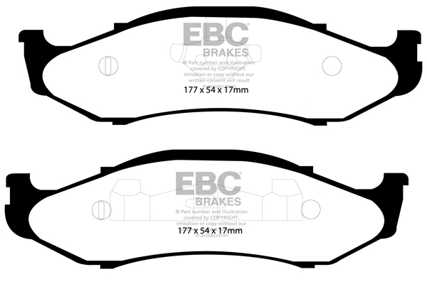 Remblokset EBC Brakes DP1255