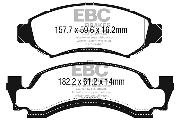 Remblokset EBC Brakes DP61265