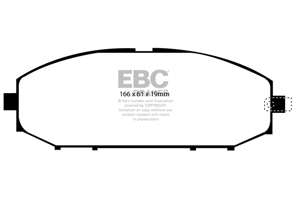 Remblokset EBC Brakes DP1280