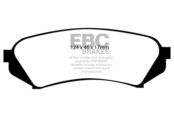 Remblokset EBC Brakes DP1282
