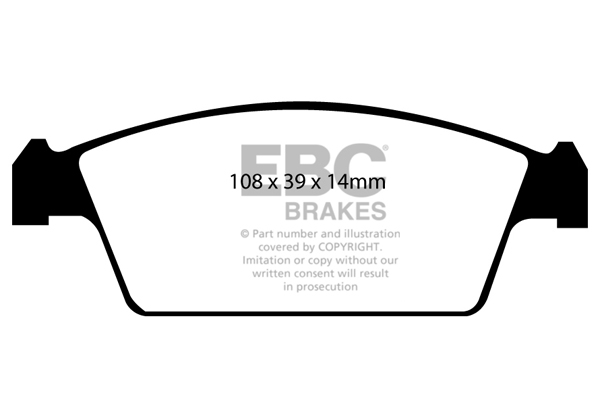 Remblokset EBC Brakes DP1301