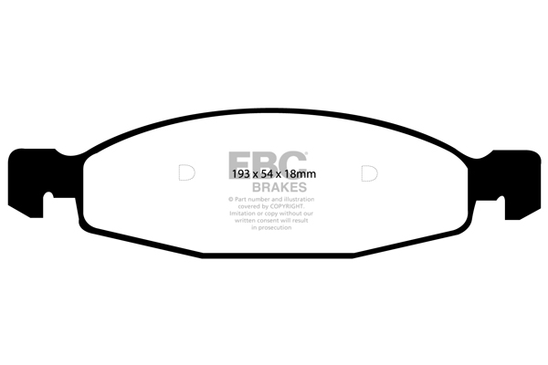 Remblokset EBC Brakes DP1312