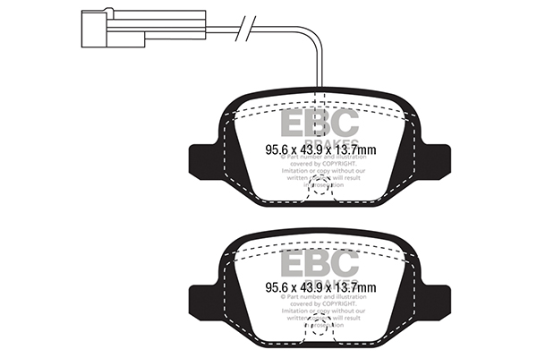 Remblokset EBC Brakes DP1338/2