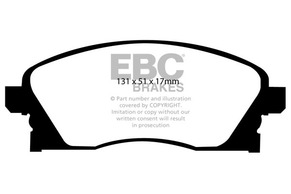 Remblokset EBC Brakes DP1341