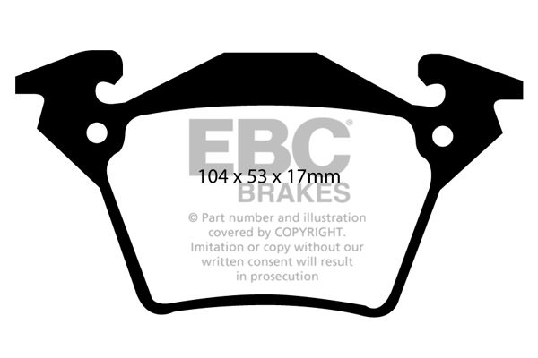 Remblokset EBC Brakes DP1343