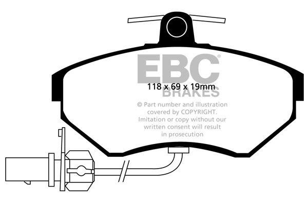 Remblokset EBC Brakes DP1351