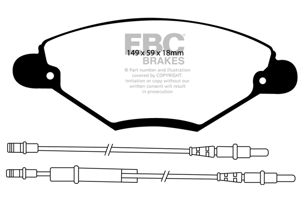 Remblokset EBC Brakes DP1371