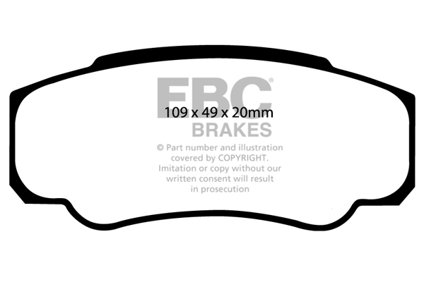 Remblokset EBC Brakes DP1378