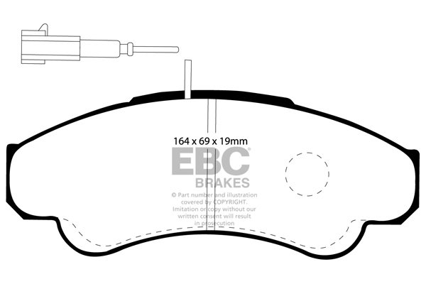 Remblokset EBC Brakes DP1379