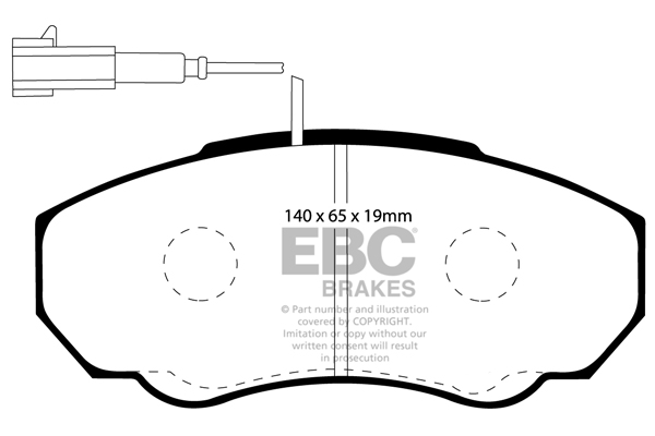 Remblokset EBC Brakes DP1380