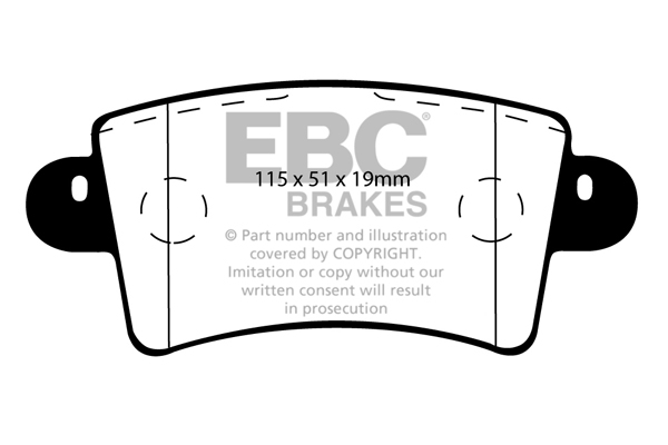 Remblokset EBC Brakes DP1385