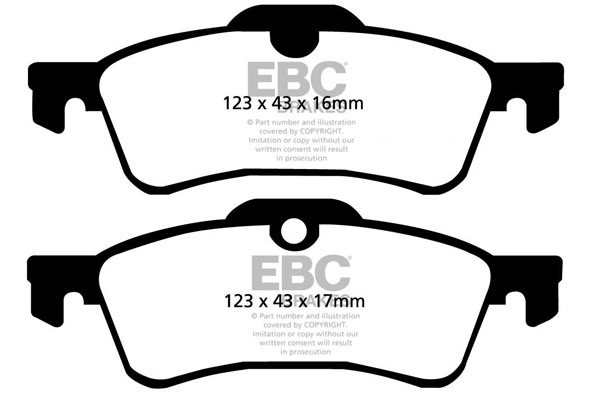 Remblokset EBC Brakes DP1389
