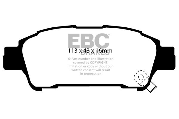 EBC Brakes Remblokset DP1401