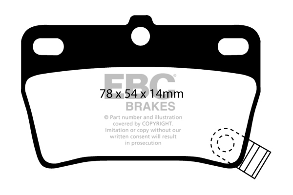 Remblokset EBC Brakes DP1403