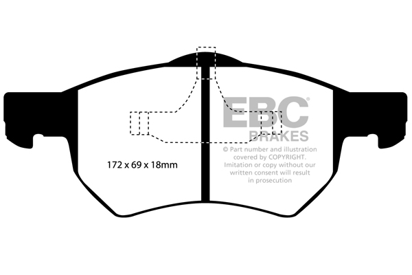 Remblokset EBC Brakes DP1427