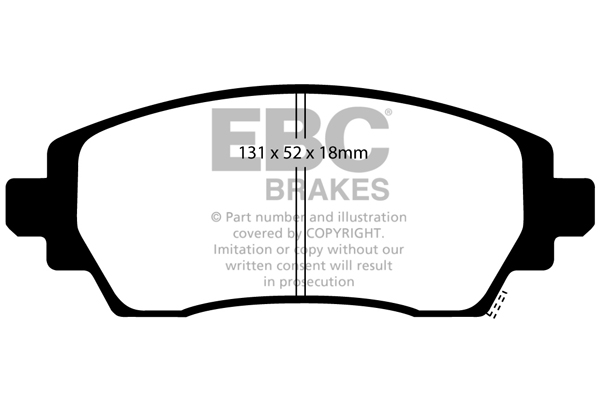 Remblokset EBC Brakes DP1431