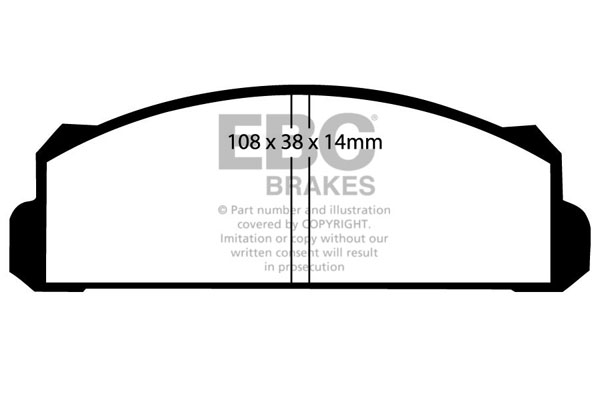 Remblokset EBC Brakes DP144