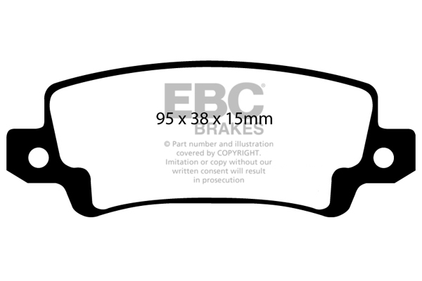 Remblokset EBC Brakes DP1458