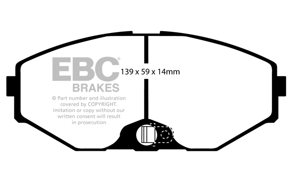 Remblokset EBC Brakes DP1471