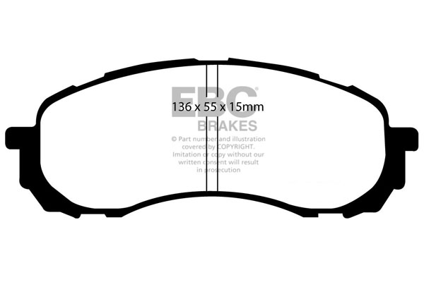 Remblokset EBC Brakes DP1492