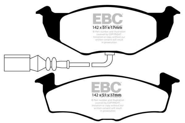 Remblokset EBC Brakes DP1498