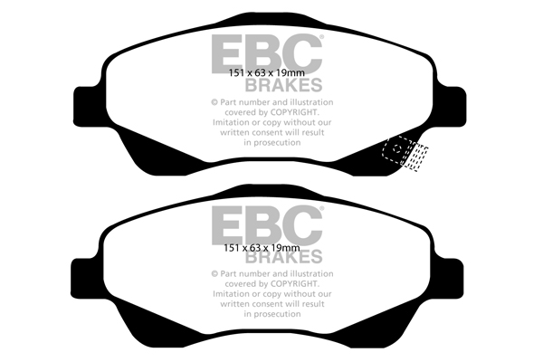 Remblokset EBC Brakes DP1499