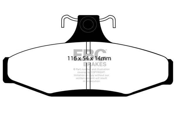 Remblokset EBC Brakes DP1501