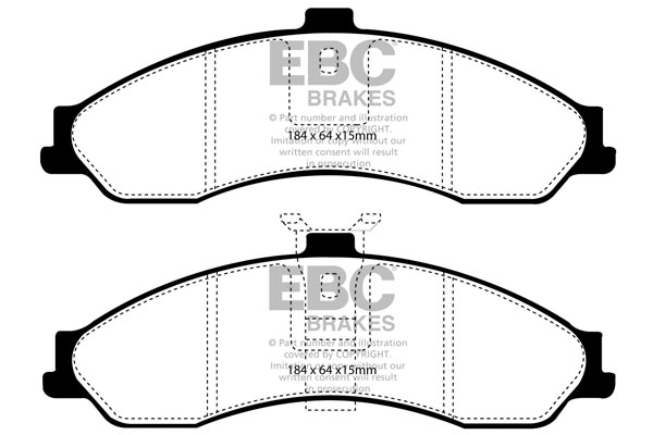 Remblokset EBC Brakes DP1505