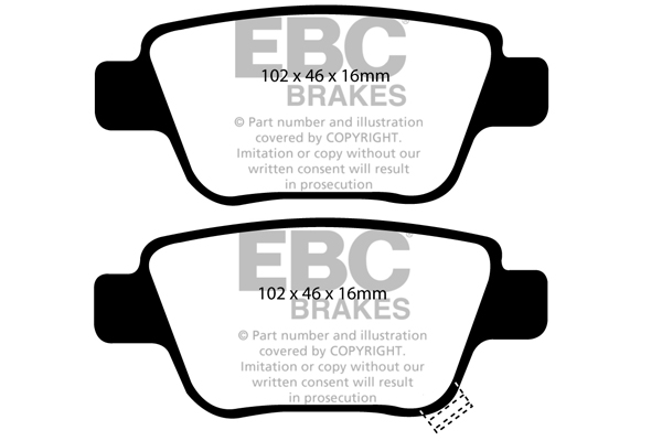 Remblokset EBC Brakes DP1519