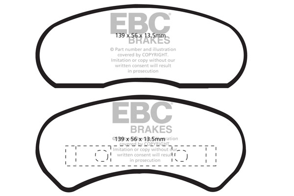 Remblokset EBC Brakes DP1527