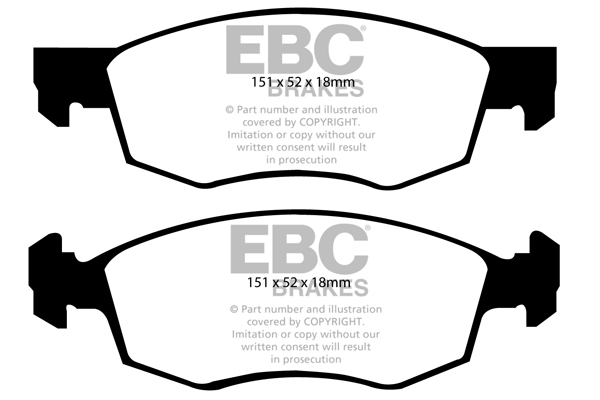 Remblokset EBC Brakes DP1528