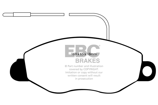 Remblokset EBC Brakes DP1529