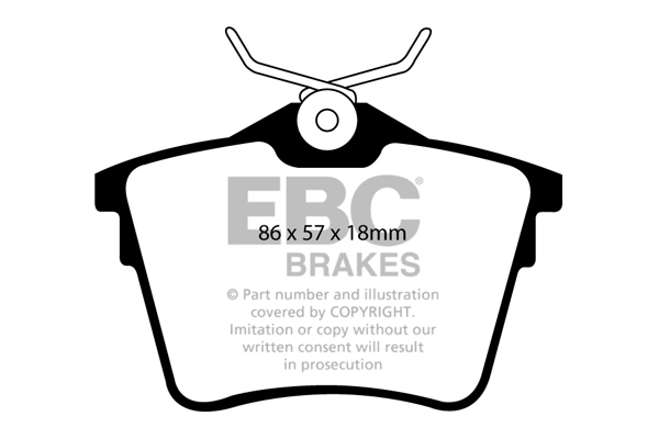 Remblokset EBC Brakes DP1551