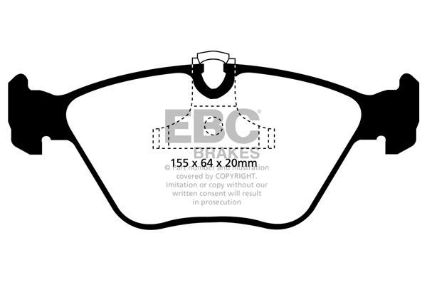 Remblokset EBC Brakes DP21552