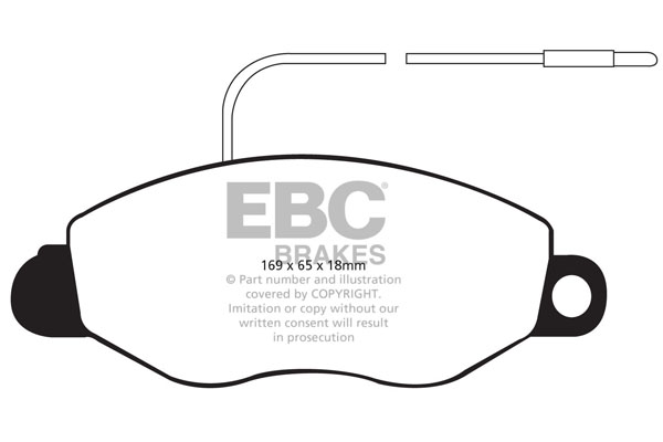 Remblokset EBC Brakes DP1570