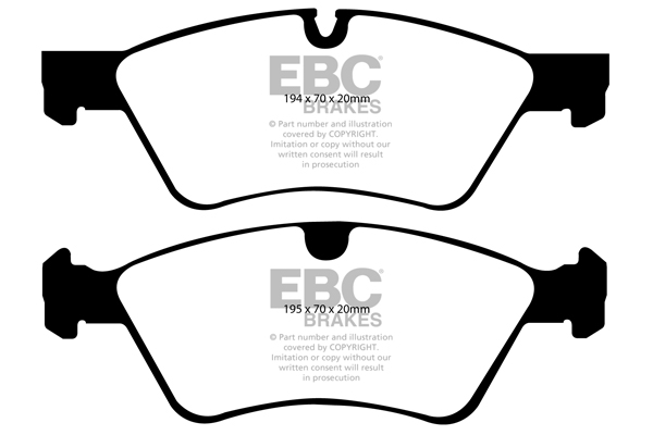 Remblokset EBC Brakes DP1592
