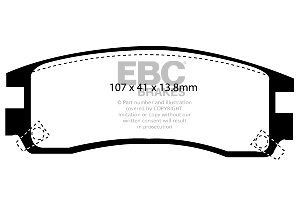 EBC Brakes Remblokset DP21609