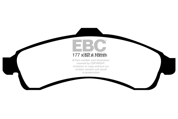 Remblokset EBC Brakes DP61618