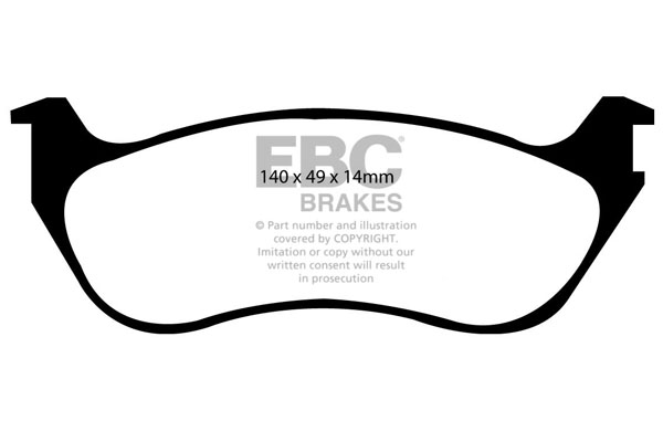 Remblokset EBC Brakes DP1631