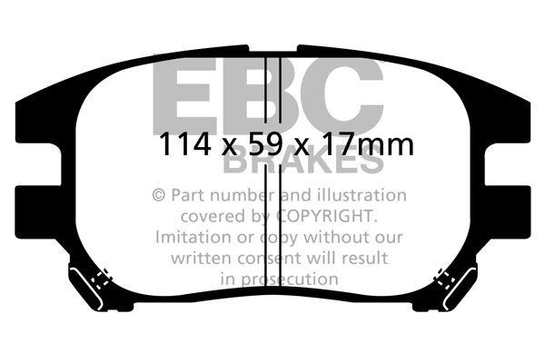 Remblokset EBC Brakes DP1658