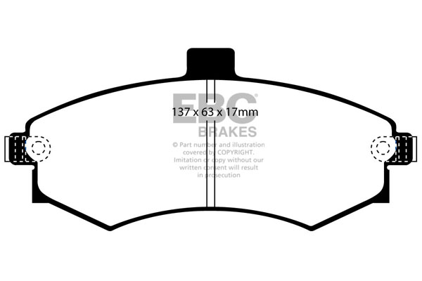 Remblokset EBC Brakes DP1670